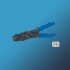 Terminal stripper & crimping tool for AWG 0,8-2,6 sq.mm